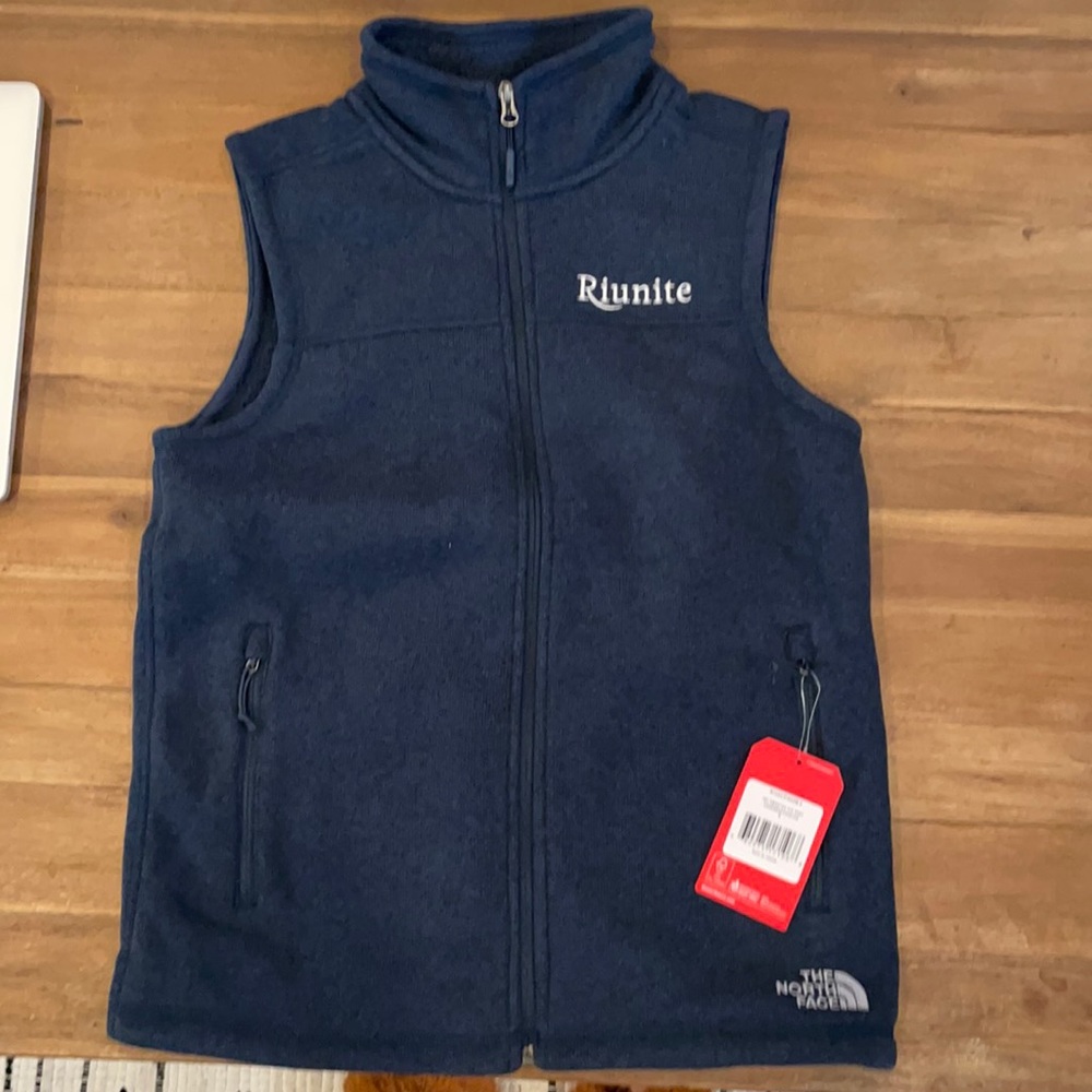 Riunite branded The North Face vest